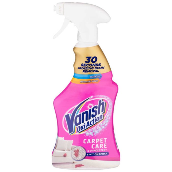 how to use vanish oxi action carpet spray