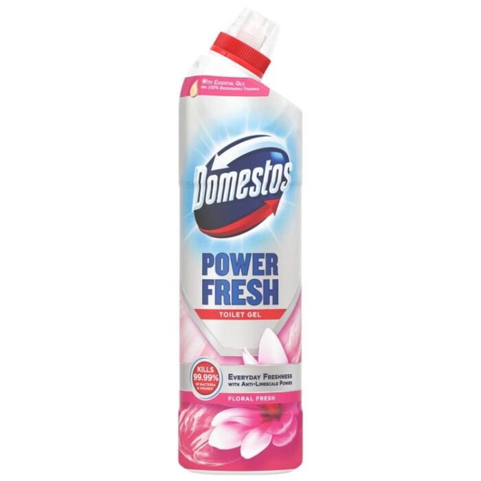 Domestos Power Fresh Gel WC Lime Fresh, 6x750ml, Elimina Calcare E Germi, Profumo Fresco